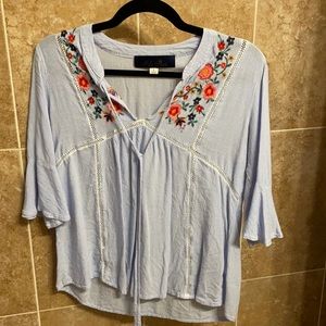 Embroidered francesca’s shirt